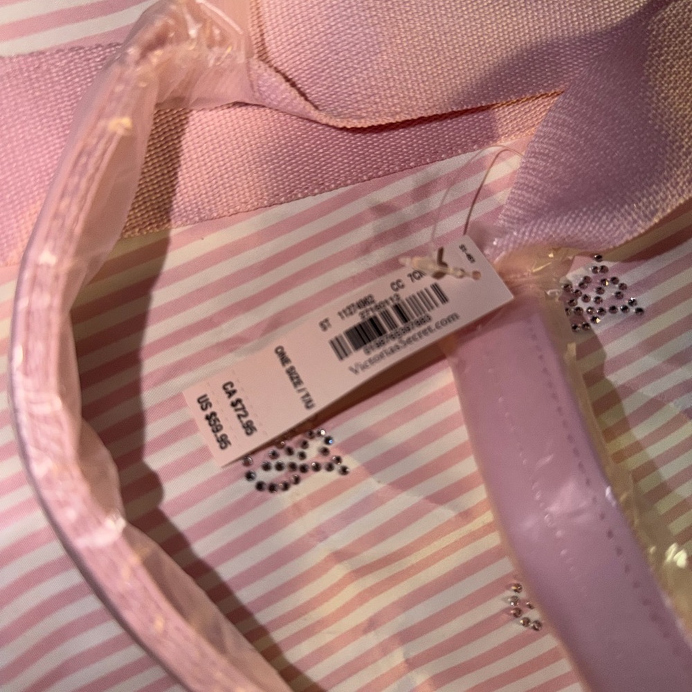 Victoria's Secret Pink and White Tote Bag - Picture 5 of 6